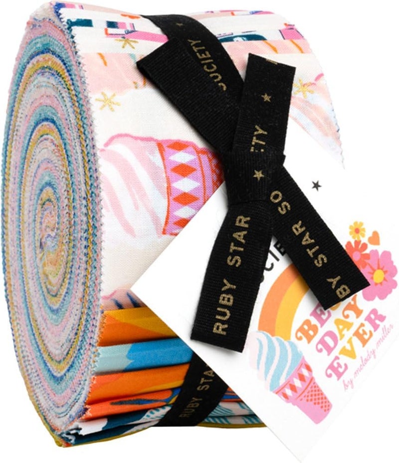 Ruby Star Society Best Day Ever Jelly Roll (40 pcs) by Melody Miller for - Image 1